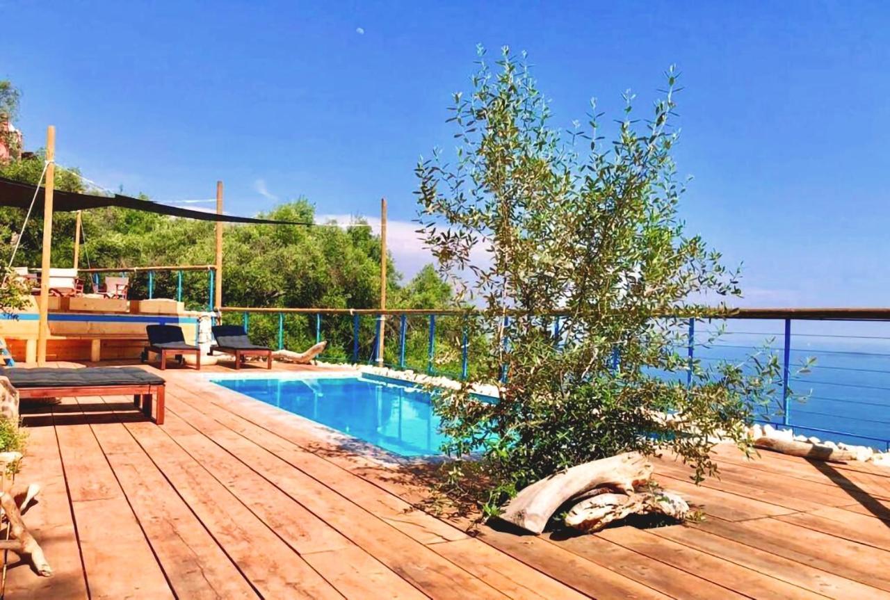 House Tanna: Corfiot Riviera Villa with Sea Views Spartylas Exterior photo